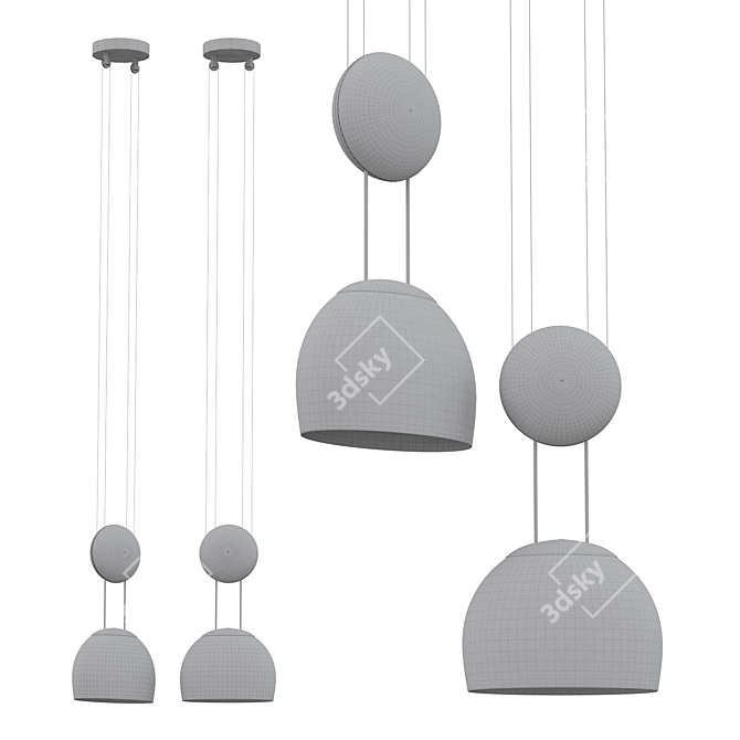 Anzazo Yo-Yo Pendant Light 3D model image 2