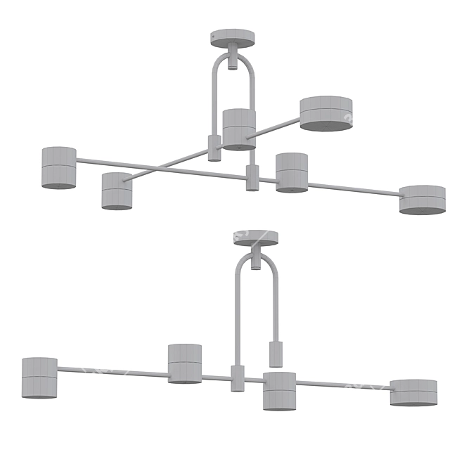 Versatile Hinge for Seamless Functionality 3D model image 2