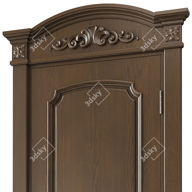 Modern Interior Door 506 3D model image 2