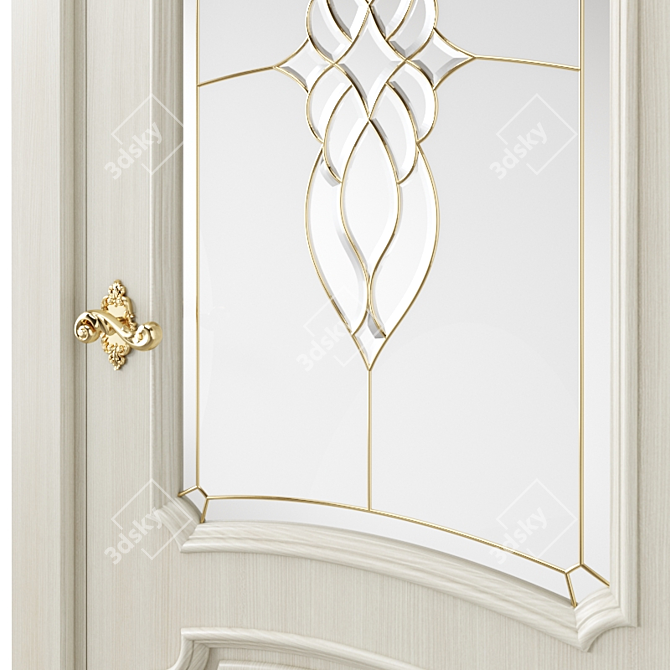 Modern Interior Door 506 3D model image 3