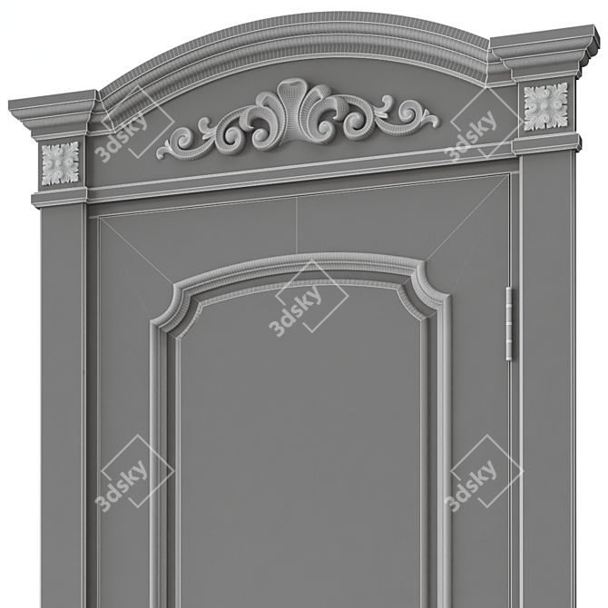 Modern Interior Door 506 3D model image 5