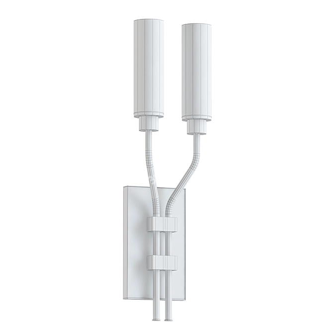 Modern Double Sconce - Winfield Upgrade 3D model image 2