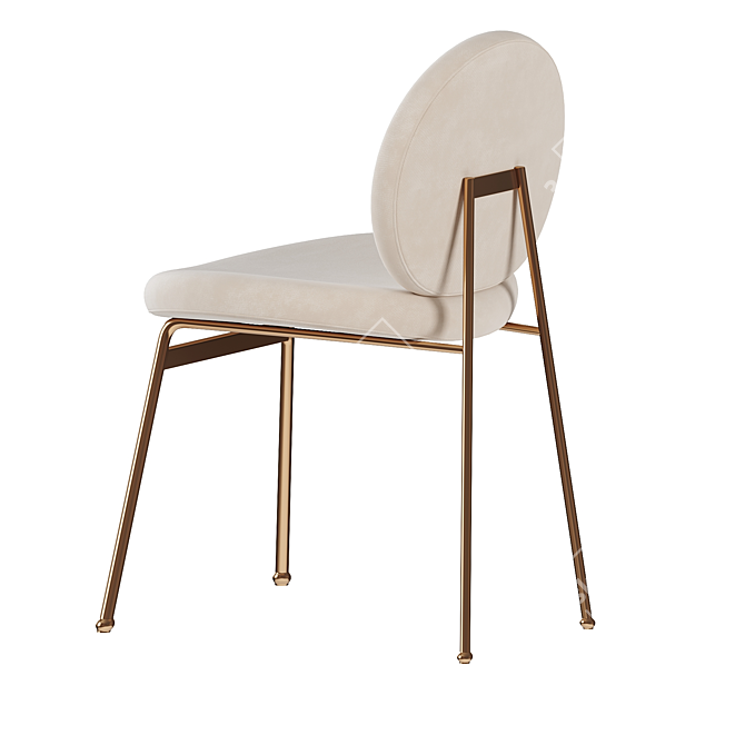 Modern Minimalist Jane Dining Chair 3D model image 2