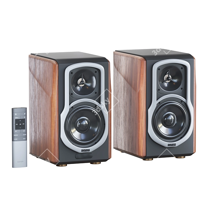 Edifier S2000 MKIII High-Fidelity Speaker System 3D model image 4