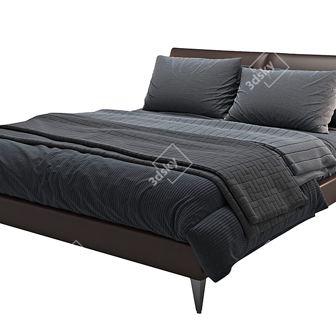 Selene Bed - Modern Italian Masterpiece 3D model image 2