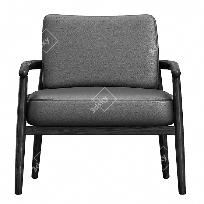 Elegant Comfort: Teresa Armchair 3D model image 2