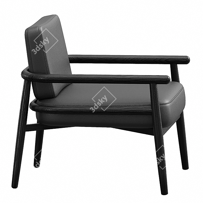 Elegant Comfort: Teresa Armchair 3D model image 5