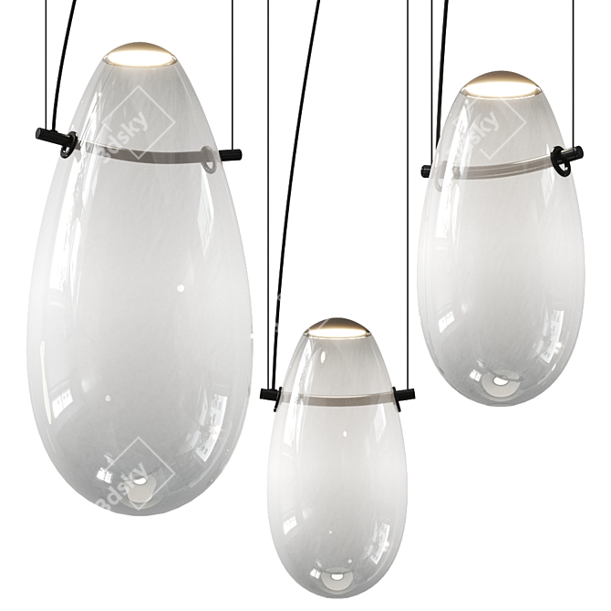 Modern Linteloo Pendant Lamp 3D model image 1