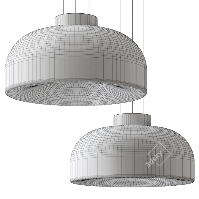 Aella S Pendant Lamp by Leucos - Sleek and Stylish Lighting 3D model image 2