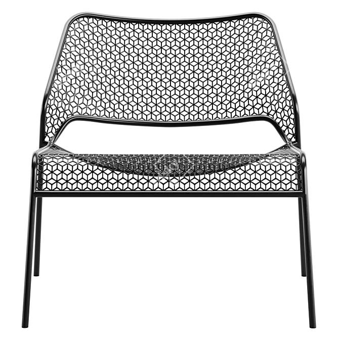 Modern Mesh Lounge Chair: Hot Style! 3D model image 2