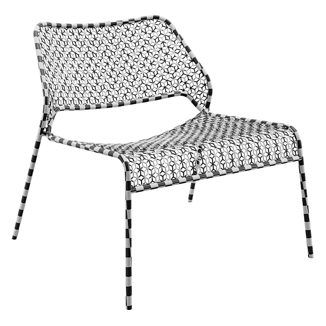 Modern Mesh Lounge Chair: Hot Style! 3D model image 5