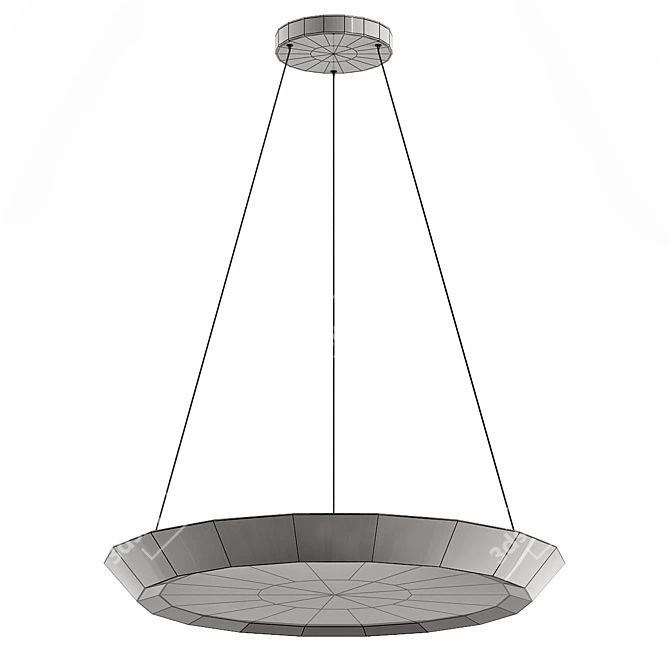 Sleek Design Solve Lamp 3D model image 2