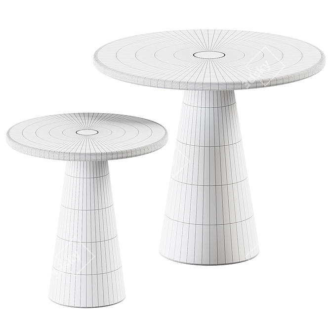 Terence Conran Brimstone Side Table 3D model image 2