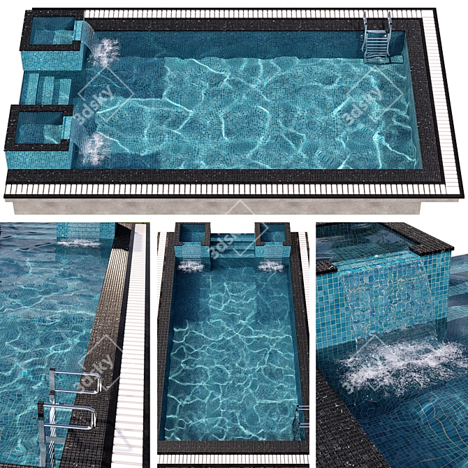 AquaVision Pool Deluxe 3D model image 1