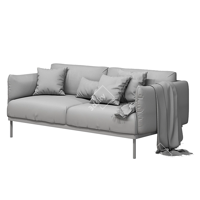 ÄPPLARYD EPPLARYD 2-Seater Sofa: Modern Style Comfort 3D model image 2