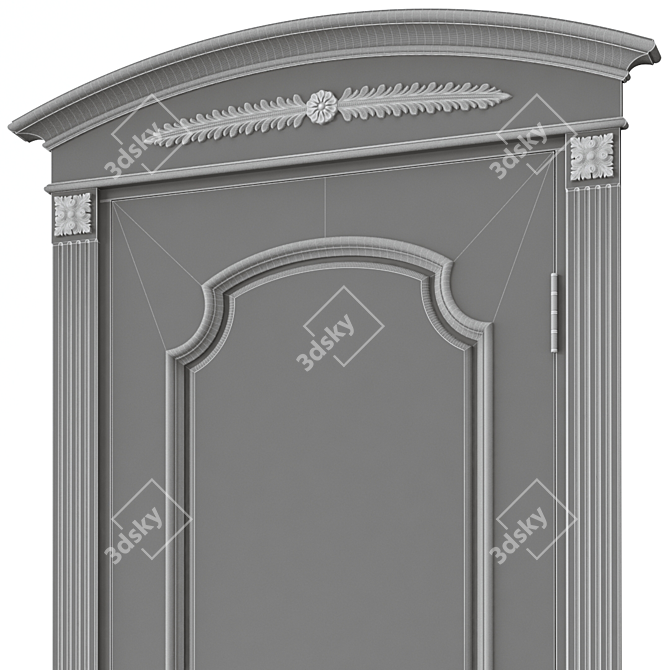 Modern Interior Door Design 3D model image 5