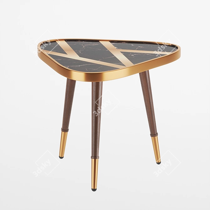 Modern Coffee Table: 450x500x450mm 3D model image 1