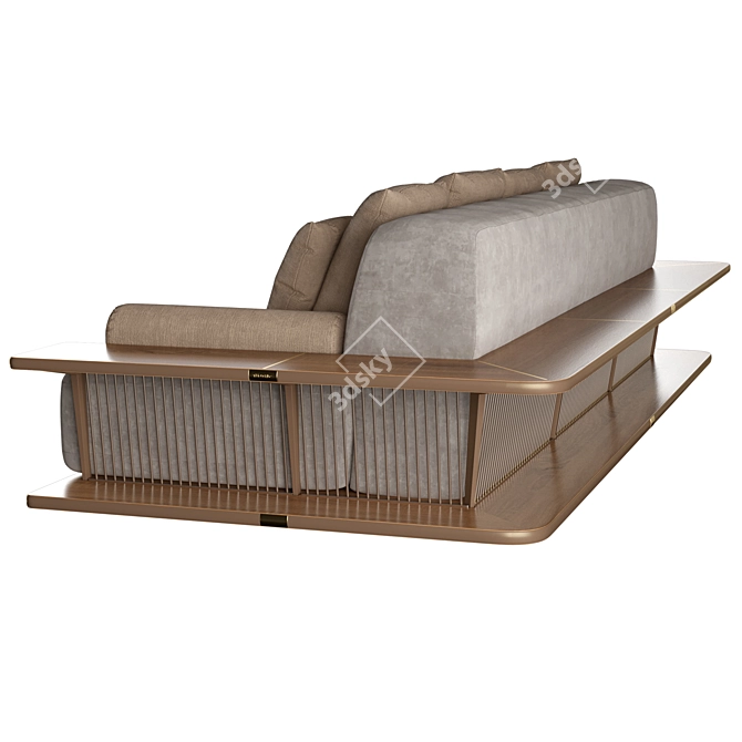 Wing Sofa: Architectural Outdoor Comfort 3D model image 3