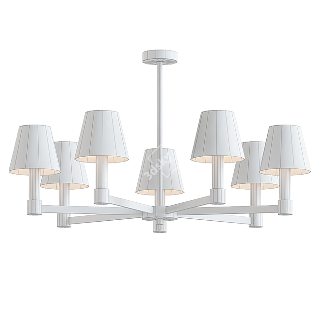 Eremon V-Ray Chandelier: Modern Loft Lighting 3D model image 2