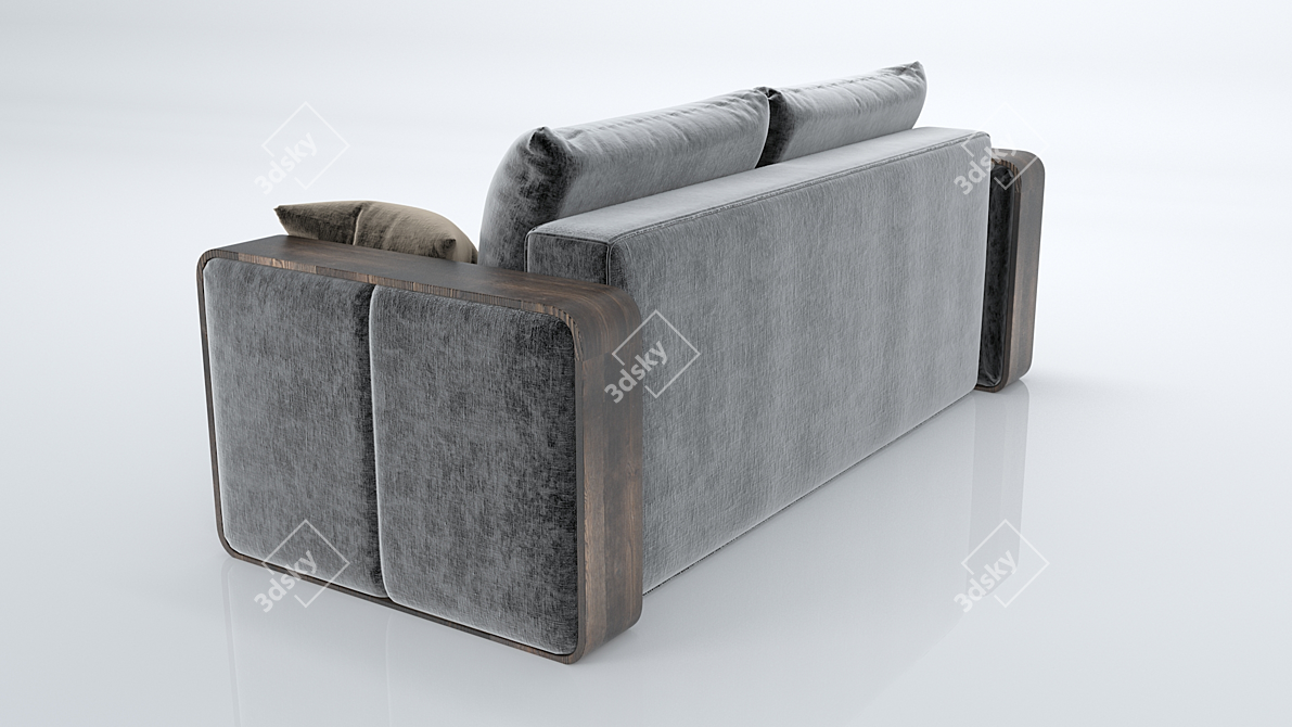Contemporary Comfort: Modern Sofa 3D model image 5