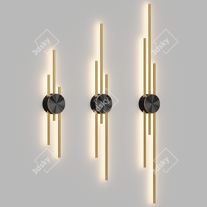 GULL B LED Wall Sconce 3D model image 2