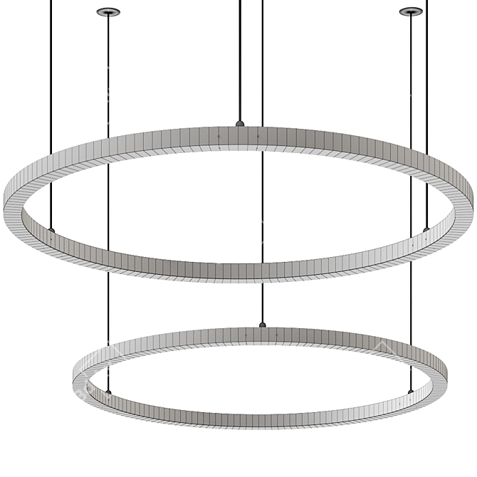 RIO Suspension Light: Contemporary Elegance 3D model image 2