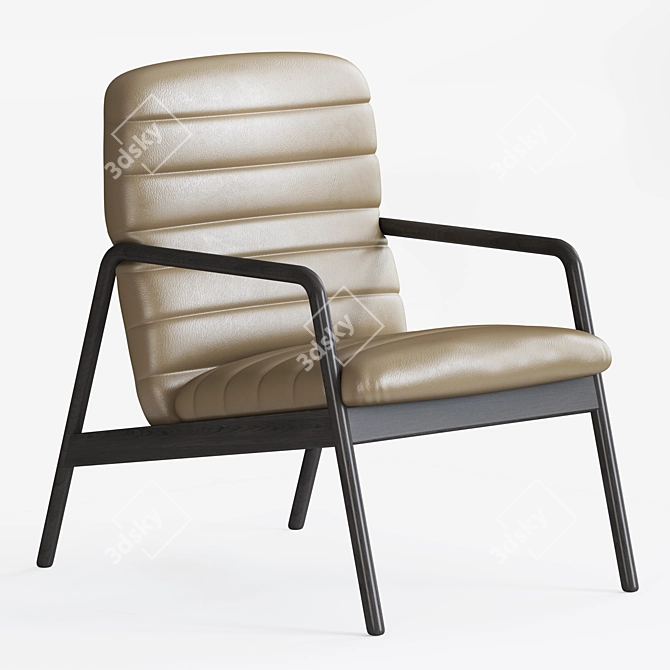 Modern Elegance: Horm Carnaby Armchair 3D model image 1