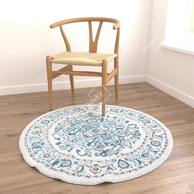 Variety of Versatile Rugs 3D model image 2