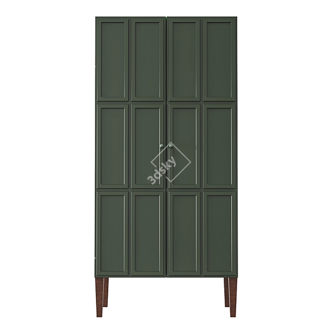 Scandinavian Style Wardrobe "Andersen 3D model image 1