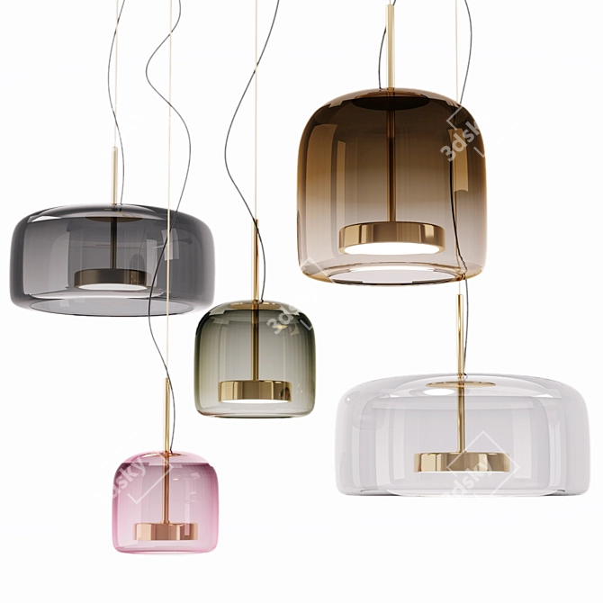 Jube SP 1 Pendant Light by Vetreria Vistosi 3D model image 1