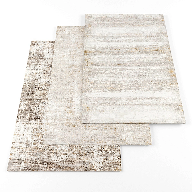 High Resolution Modern Rugs Set 3D model image 1