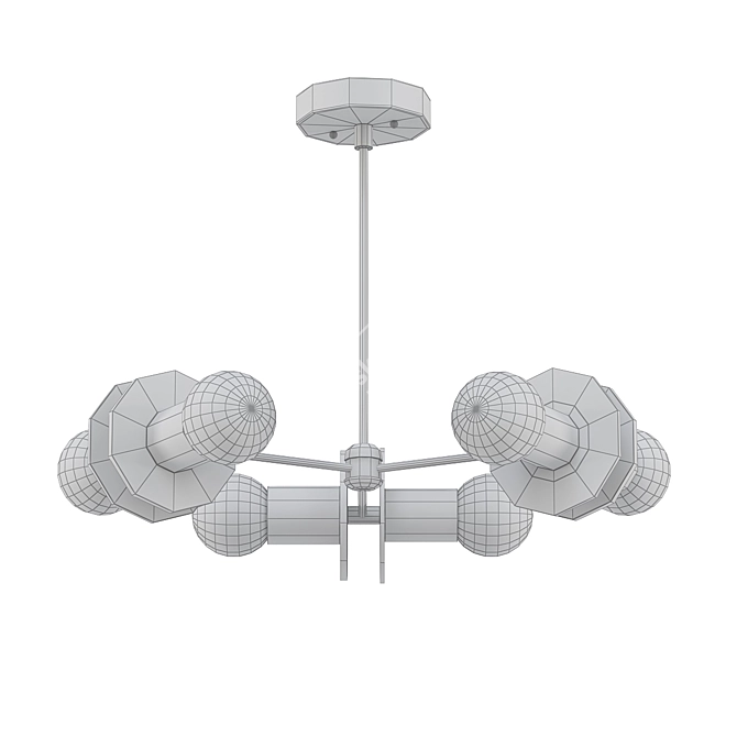 Elegant Windsor Chandelier 3D model image 2