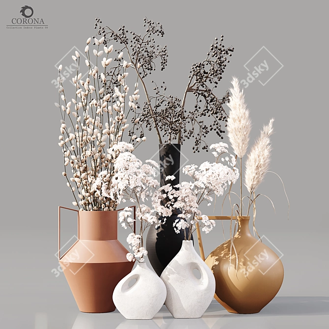Premium Collaction Indoor Plants 3D model image 1