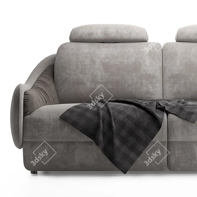 Calilla: Innovative Sofa by Natuzzi Italia 3D model image 3