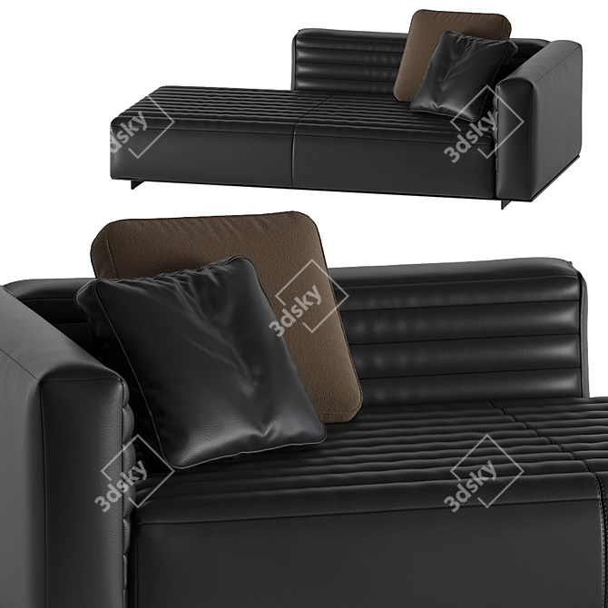 Transform Your Space with the Luxurious Roger Modular Sofa 3D model image 4