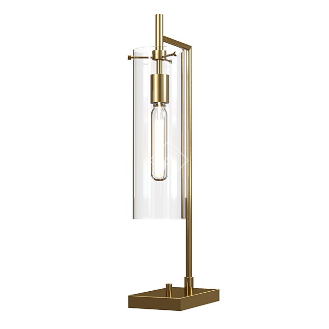 Sleek Marian Table Lamp: Stylish & Subdividable 3D model image 4