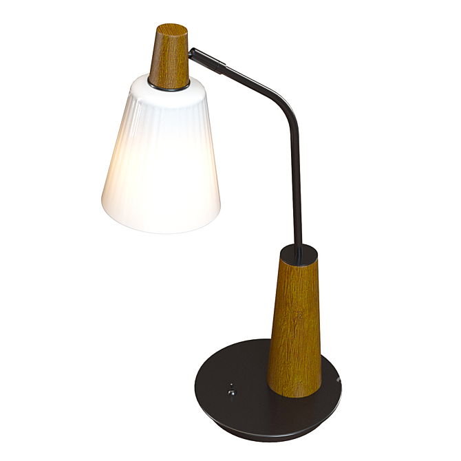 Stylish Shinola Book Desk Lamp 3D model image 2