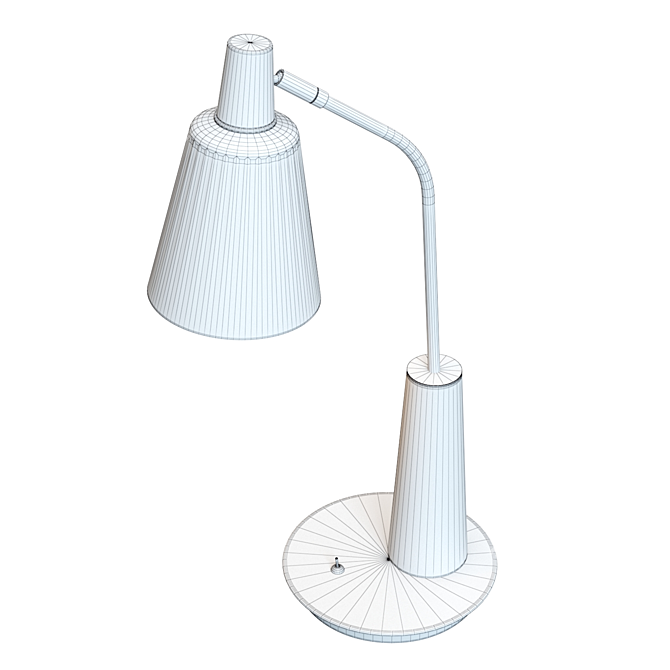 Stylish Shinola Book Desk Lamp 3D model image 6