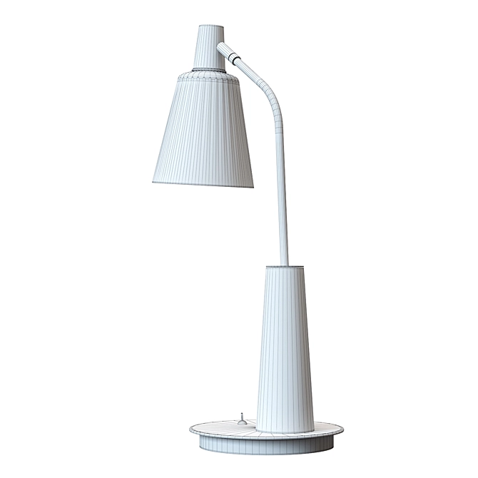 Stylish Shinola Book Desk Lamp 3D model image 7