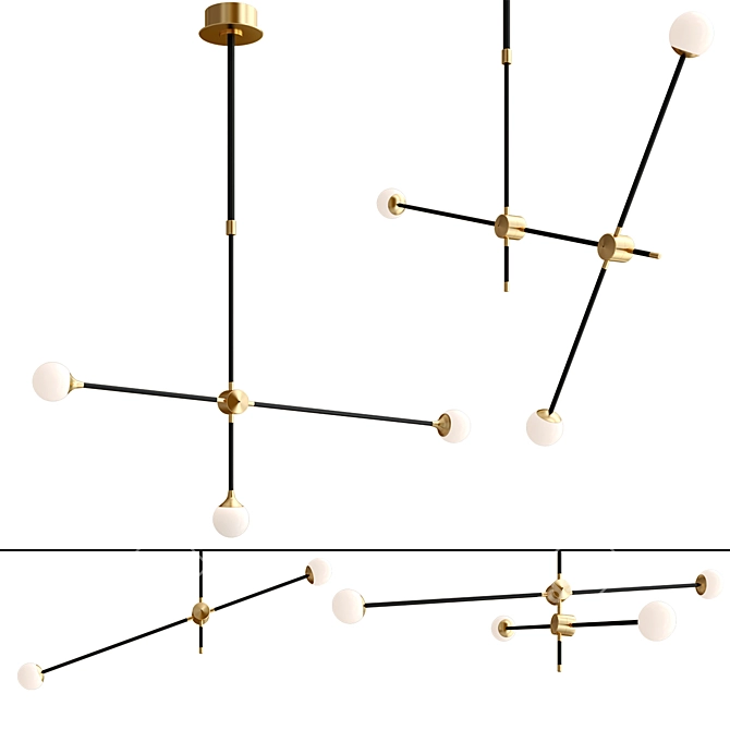 Bullarum SI Pendant Lamp Collection 3D model image 1