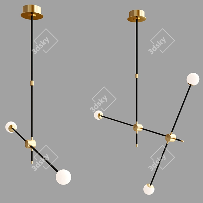 Bullarum SI Pendant Lamp Collection 3D model image 4