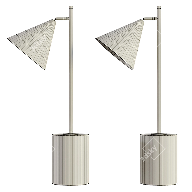 Sleek RIGEL TAB Table Lamp 3D model image 5