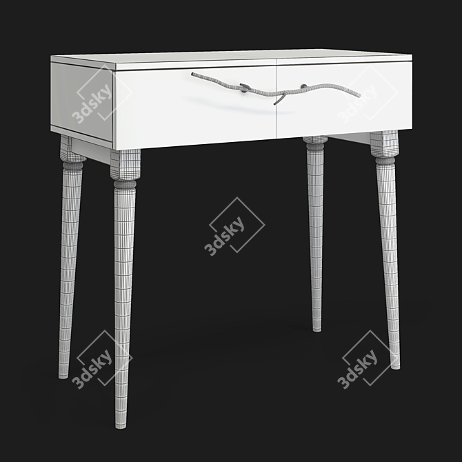 Console Art: Timeless Elegance 3D model image 7