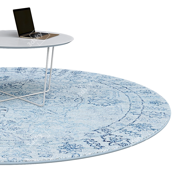 Stylish Circle Rugs | No. 247 3D model image 2