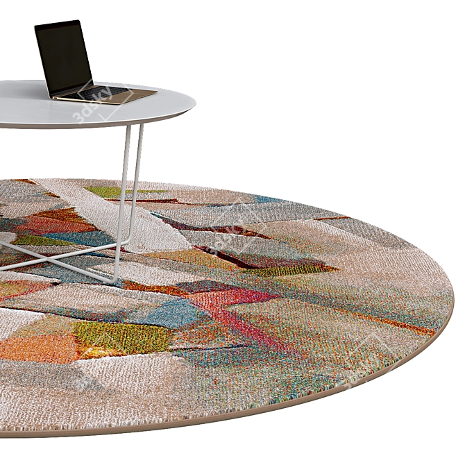 Elegant Circle Rugs | No. 248 3D model image 2