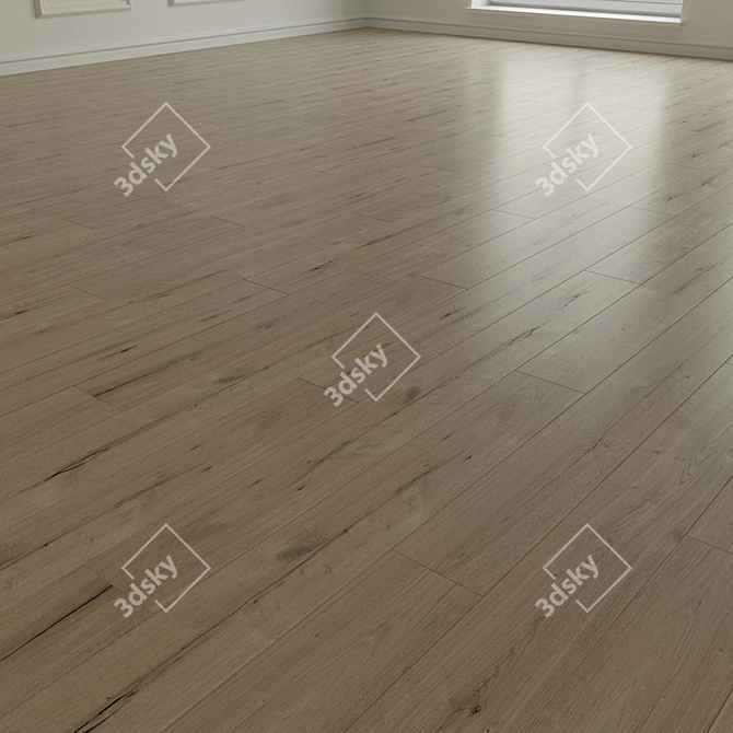 Versatile Laminate Flooring Solution 3D model image 2