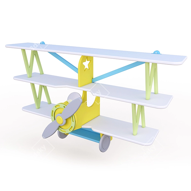 Aviator Aircraft Shelf 3D model image 1