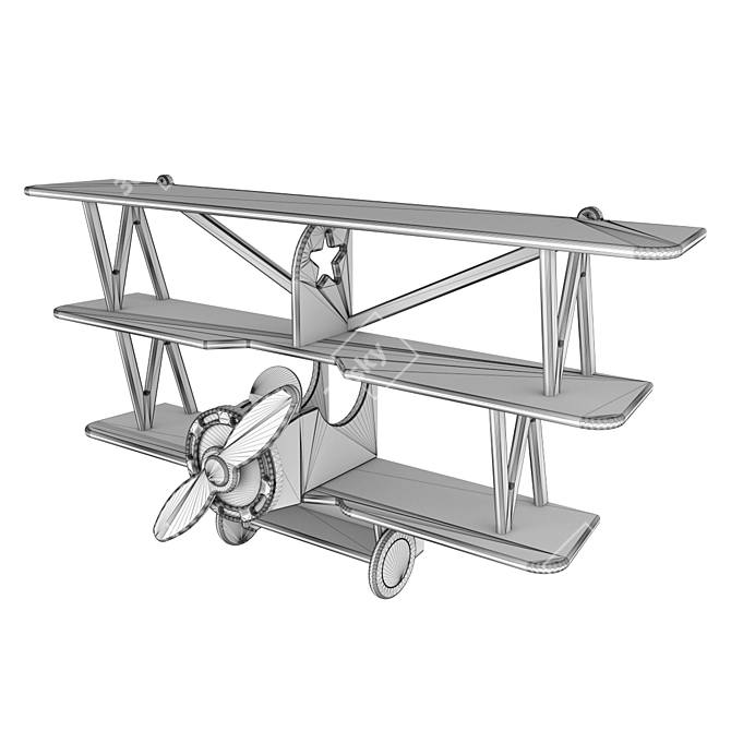 Aviator Aircraft Shelf 3D model image 2