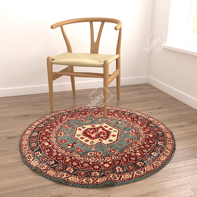 Versatile Rug Set: 8 High-quality Options 3D model image 3