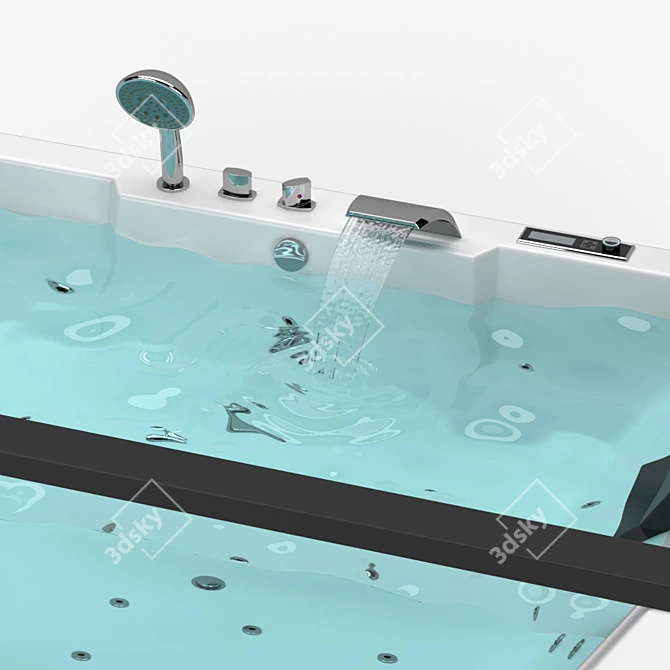 EAGO Whirlpool Bath: Relax and Revitalize 3D model image 2
